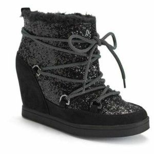 NWT Women's Juicy Couture MAREEN Shoes Boots Black